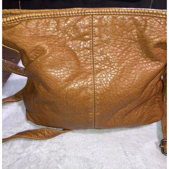 Wall Flower Southwestern Design Crossbody Purse Brown Shoulder Strap Medium - Picture 10 of 11